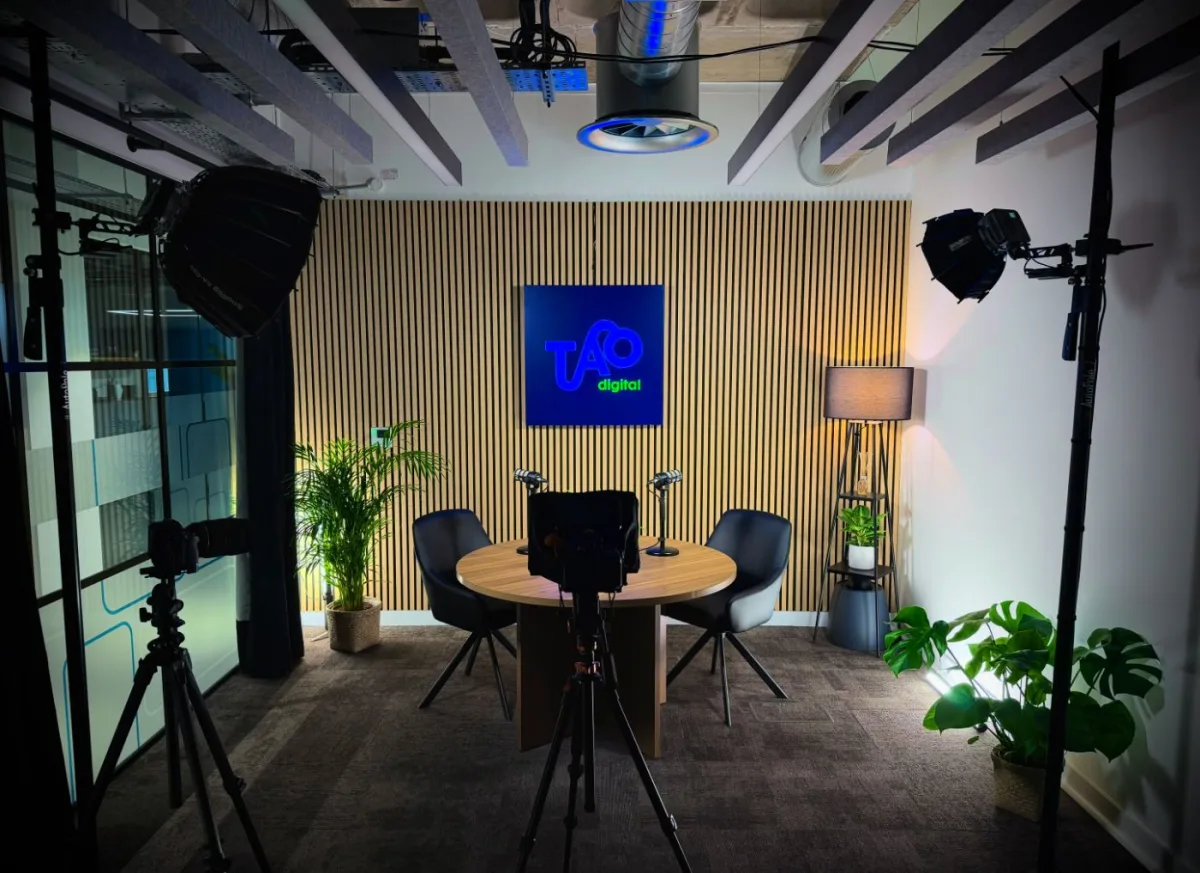 The studio set