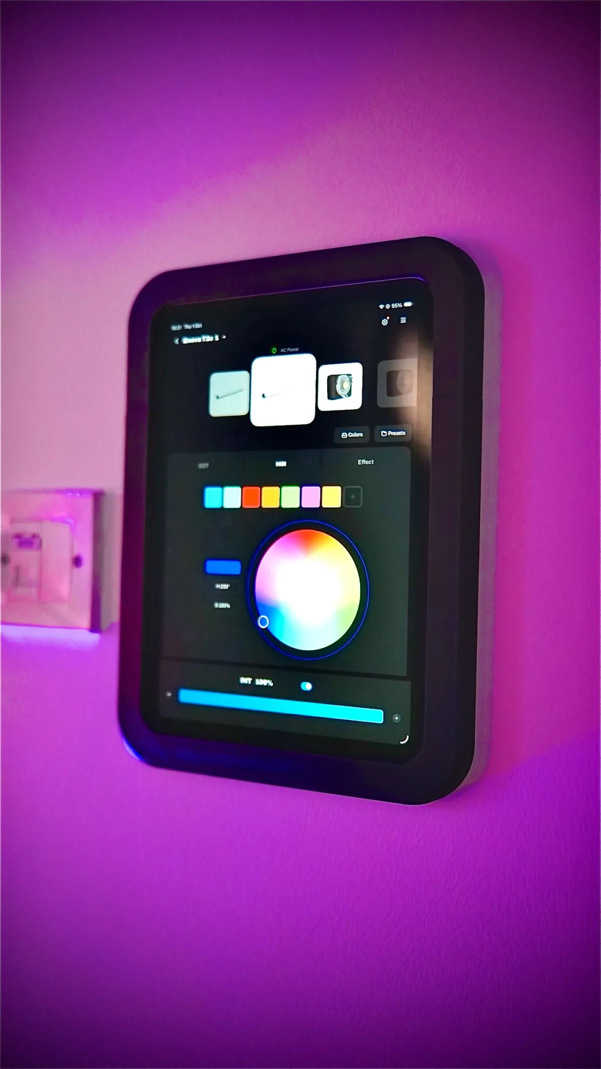 iPad lighting control